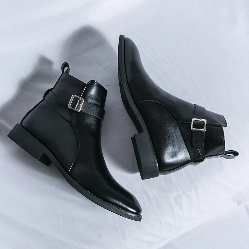 Fashion Designer Men's Pointed - огляд і ціна Men Formal Wear With Boots