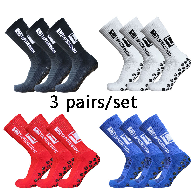 3 Pairs Anti-slip Soccer Socks - огляд і ціна Sock Garter Men