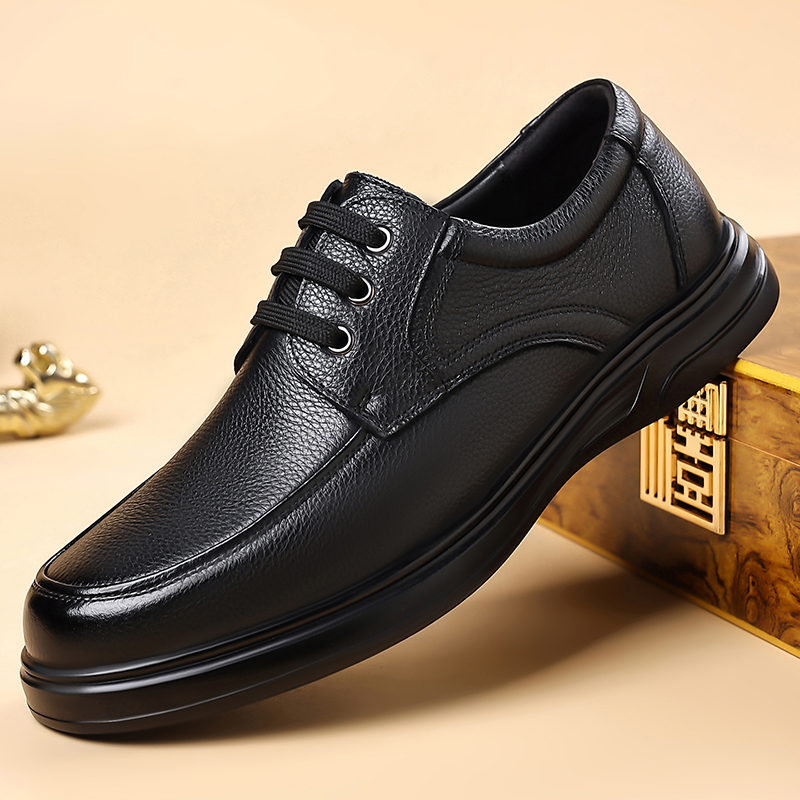 Men Leather Lace Up Oxford Sho - огляд і ціна Formal Men Daily Wear Footwear