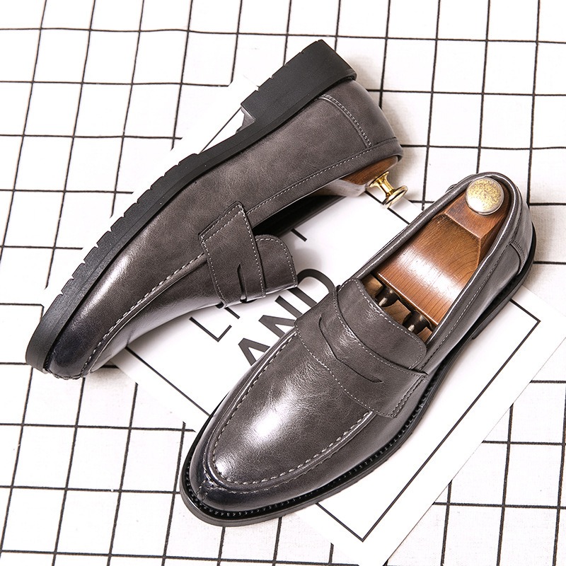 Men Vintage Faux Leather Penny - огляд і ціна Formal Men Daily Wear Footwear