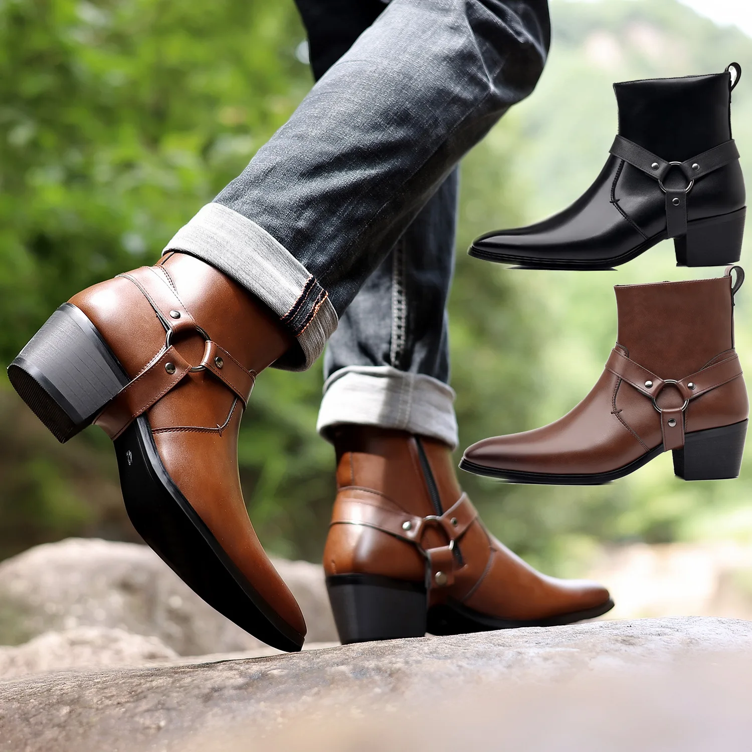 Classic Western Cowboy Knight  - огляд і ціна Men Formal Wear With Boots