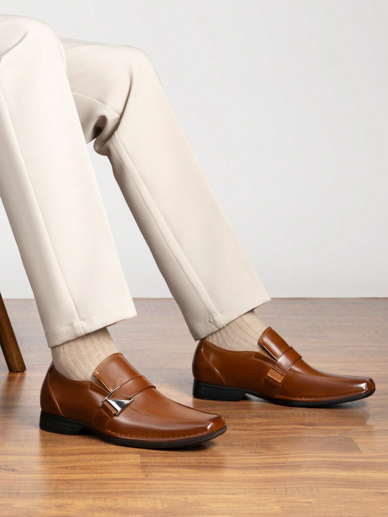 Slip‑On Lined Leather Dress Lo - огляд і ціна Formal Men Daily Wear Footwear