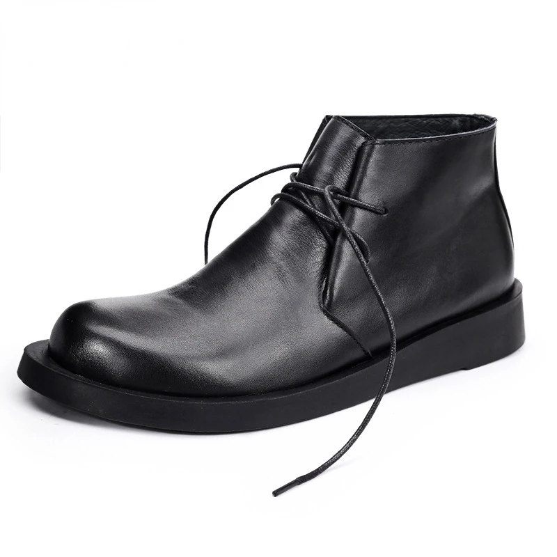 Vintage Genuine Leather Men's  - огляд і ціна Men Formal Wear With Boots