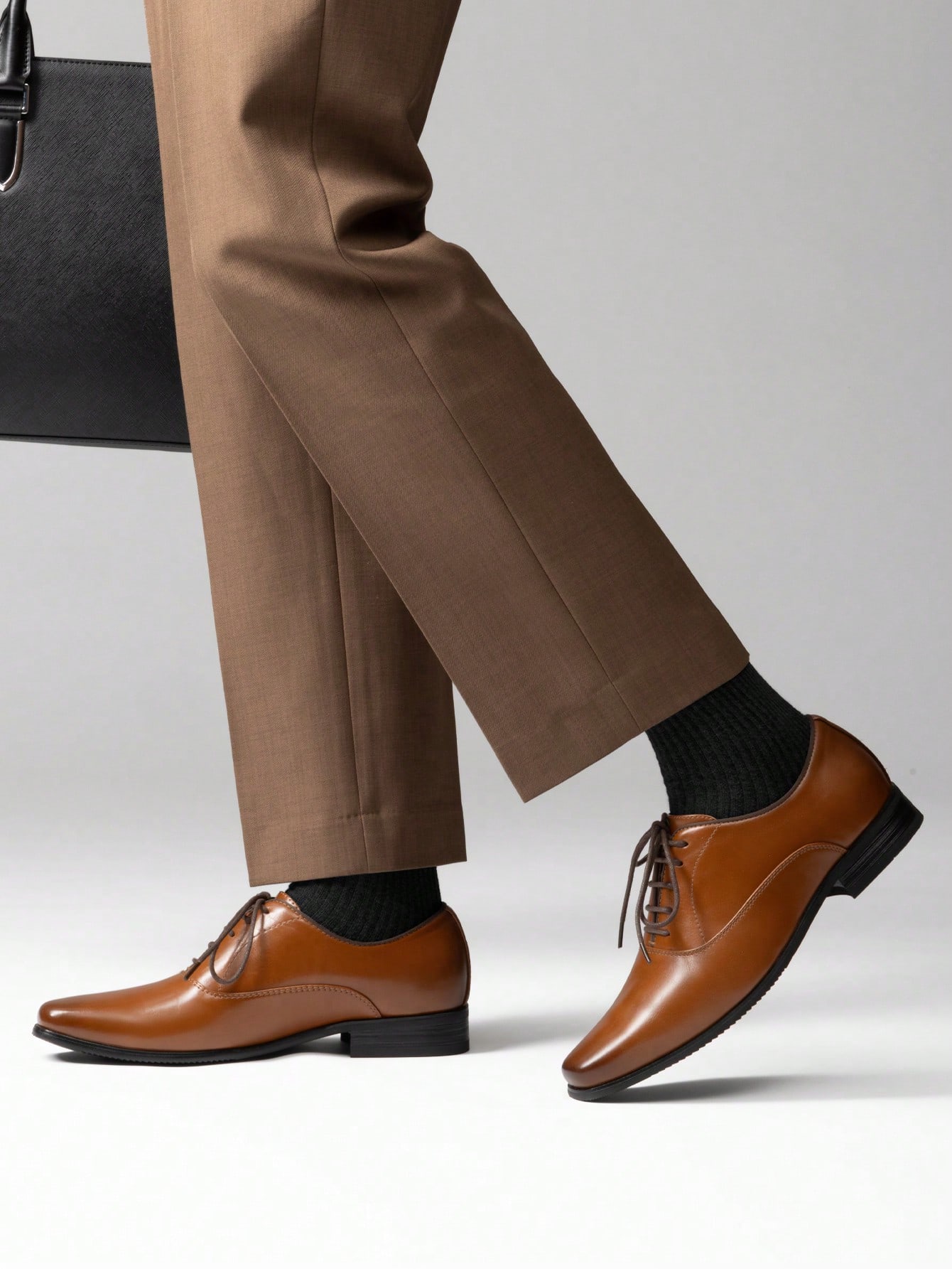 Brown Oxford Dress Shoes for M - огляд і ціна Formal Men Daily Wear Footwear