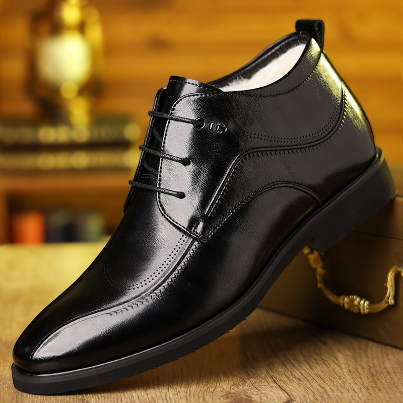 Men's Winter Leather Shoes Vel - огляд і ціна Men Formal Wear With Boots
